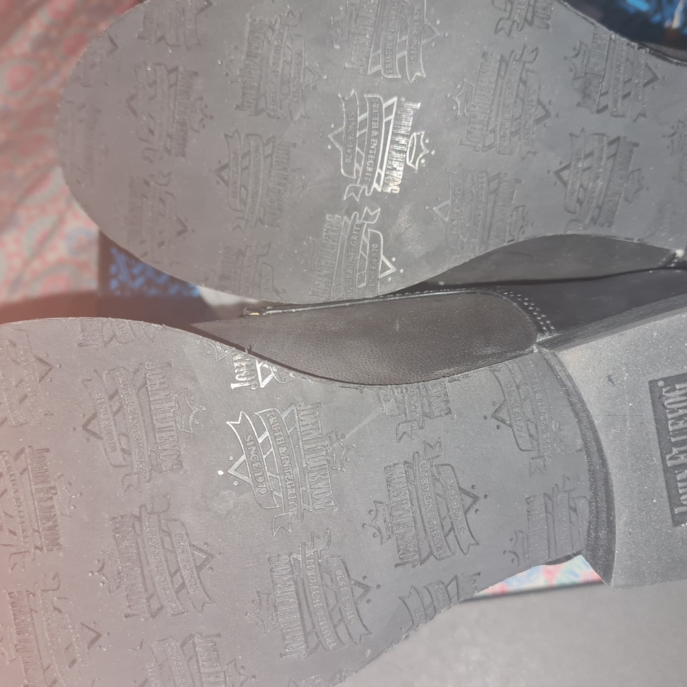 NWT John Fluevog Da Costa Biblio laced up leather ankle boots Size 9 Wome - Picture 15 of 15